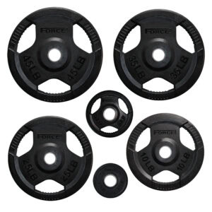 Force USA Rubber Coated Olympic Weight Plates - LB