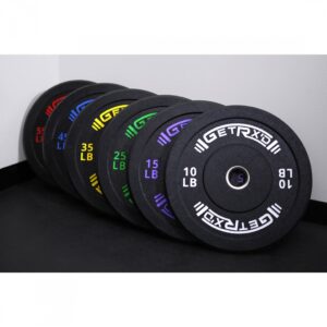 Get RXd Black Crumb Rubber Bumper Plates