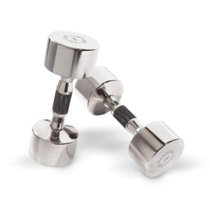 Hampton Fitness Chrome Beauty-Grip Dumbbells
