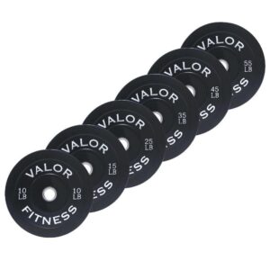 Valor Fitness Rubber Bumper Plates (LB)